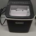 ICEMAN Dual-Size Ice Maker Countertop - Portable Ice Machine, Large and Small Ice Machine Maker with Self Cleaning, 9 Cubes in 7 Mins, 22lbs/24hrs, for Home, Kitchen, Office, Party, Ice Scoop Included