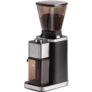 Coffee Grinder, 250g Capacity, Adjustable Coarseness Settings, Stainless Steel Burrs, Black (Square)