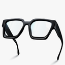 livho Oversized 99% Blue Light Glasses for Woman - Rectangle Fashion Glasses for Computer, Chic Preppy Frame - Anti Eyestrain