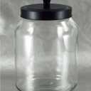 Grant Howard 59106 Storage Jar Black Matte Metal Top, 102 oz.