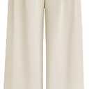 Women Wide Leg Dress Pants High Waisted Loose Fit Business Casual Work Trousers with Pockets 2025 Size 4