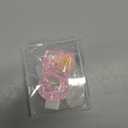 Pink Daisy Flower Number 5 Candle with Tray - 5th Birthday Decorations for Girls, 2.76 Inch Glitter Cake Topper for Princess & Garden Parties