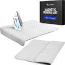 Ironing Mat, Ironing Pad, Iron Mat, Iron Pad, Dryer Top Protector Mats, Magnetic, Portable, Blanket Cover for Table Top, Countertop, Washer, Travel, Quilting, Grey, Wide, Thick, 33 x 17 Inches
