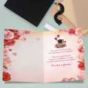 3 x FANCYLUCKY Funny Graduation Card for Granddaughter | Happy Granddaughter Graduation Gift from Grandma Grandpa, High School College Graduation Card for Her, Printed Message Inside