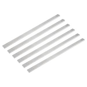 MECCANIXITY 6 Pcs Square Aluminum Flat Bar, 1/4" (6mm) Thick x 9/16" (15mm) Width x 12" (305mm) Long 6061 Aluminum Flat Plate Solid New Mill Stock Silver for Industrial Building MECCANIXITY 6 Pcs Square Aluminum Flat Bar, 1/4" (6mm) Thick x 9/16" (15mm) Width x 12" (305mm) Long 6061 Aluminum Flat Plate Solid New Mill Stock Silver for Industrial Building