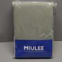 MIULEE Room Darkening Curtains Thermal Insulated Drapes Solid Window Treatment Set Grommet Top Light Blocking Blackout Curtain for Living Room/Bedroom 2 Panels 42 x 84 inch Sage Green