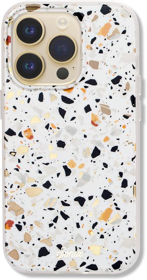 Sonix Case for iPhone 14 Pro Max | 10ft Drop Tested | Terrazzo Marble Phone Case for Women | Confetti