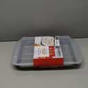 Farberware Nonstick Bakeware Baking Pan With Lid / Nonstick Cake Pan With Lid, Rectangle - 9 Inch x 13 Inch, Gray