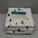 Comfort Spaces 100% Cotton Flannel Sheets King Size, Ultra Soft Cozy Flannel Sheet Set with 14" Elastic Pocket, Novelty Print Warm Flannel Bedding, Reindeer 4 Piece