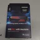 SAMSUNG 990 PRO w/ Heatsink SSD 2TB, PCIe Gen4 M.2 2280 Internal Solid State Hard Drive, Seq. Read Speeds Up To 7,450MB/s for High End Computing, Workstations, Compatible w/ PlayStation 5, MZ-V9P2T0CW