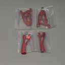 Alloy Front Upper Lower Suspension Arm and Rear Suspension Arm Set for Arrma Typhon 6S Felony Infraction Limitless Upgrade Part (Red)