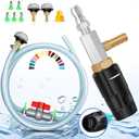 Magula Adjustable Long Range Pressure Washer Nozzle Kit, 4–4.5 GPM Downstream Injector,40 Feet Spray,1/4”Quick Connect, 15 Feet Hose, Pressure Washer Spray Nozzle | W/ 2000 to 4500 PSI
