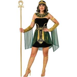 Morph Egyptian Costume Women, Cleopatra Costume Adult, Cleopatra Halloween Costumes, Halloween Costumes For Women Adult (XX-Large)