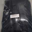 Dreaming Casa Darkening Black Velvet Curtains for Living Room Thermal Insulated Rod Pocket Back Tab Window Curtain for Bedroom 2 Panels 52" W x 108" L