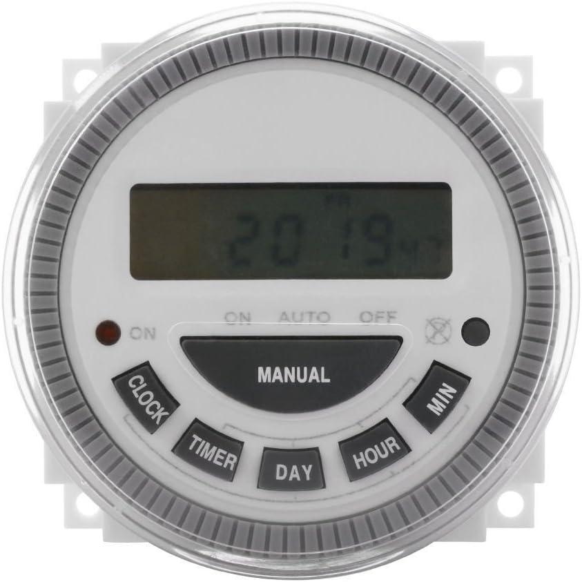 7 Day Programmable Timer Switch- Pool/Gate/Sprinklers/Lights- 120v Input - ET3 Substitute