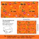 3 x Mpanwen Construction Wrapping Paper for Boys Kids, 12 Sheets Truck Gift Wrap Tractor Wrapping Paper for Christmas Birthday Holiday - 20 x 29.5 Inches Per Sheet