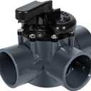 3 Way Pool Valve 2 Inch, Positive Non-Lube Diverter Valve Replacement for 263028 Valve, Used for Pools and Spas, Works with Heaters, Chemical Dispensers, and Salt Generators