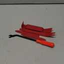 Wuiil 5 PCS Nylon Auto Trim Removal Tool Kit, No-Scratch Pry Tools Set for Car Door Panel, Dashboard, Molding, Fastener & Clip Removal, Interior Trim Installer/Remover Kit - Red