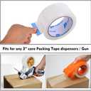 Packing Tape Refill Rolls Heavy Duty 12 Rolls Sealing Great for Packing Box Shipping and Moving Supplies Packaging 1.88" x 65 Yards 3" Core 2.7 Mil Thick