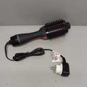 Dual Voltage Hair Dryer Brush with Negative Ion Anti-frizz Styler - Hot Air Volumizer for 110V-120V/220V-240V European and Travel Use