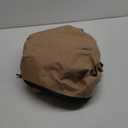 ULTCOVER Waterproof Patio Ottoman Cover Square Outdoor Side Table Furniture Covers Size 27L x 27W x 18H inch (Brown)