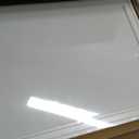 White Board for Wall, 24'' x 18'' Magnetic Dry Erase Board, Decorative Whiteboard with Plain White Wooden Frame, Hanging Writing Board for Home Office School Dorm
