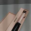 Infrared Thermal Brush, 1.65 inch Heated Round Brush for Blowout Look, Dual Voltage, Negative Ion Thermal Hair Tools, 6 Temperature, No Damage, Pink Gifts for Women