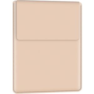 BVYA 15-16" Laptop Sleeve, PU Leather Laptop Case Compatible with MacBook Pro 16 2019-2021 M1 Pro M1 Max (A2485 A2141), Case Compatible with MacBook Pro 15 2010-2019 (A1990 A1707 A1398) (BEIGE)