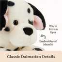 GUND Checkers Dalmatian Puppy Plush, Stuffed Animal Dog for Ages 0 and Up, White/Black, 14”