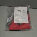 Dog Coat, Warm Dog Winter Coat Reflective Jacket Waterproof Fleece Vest, Pet Jacket Cozy for Cold Weather, Dogs Snowsuit Windproof, Adjustable Buckle for Large Dogs (Red)