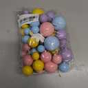 113 PCS 5 Size Colorful Cake Picks - Ball Shaped Cake Topper Pearl Balls Cupcake Cake Insert Topper for Birthday Party Wedding Decoration Supplies (Pink Yellow Blue Purple Green)