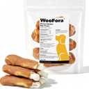 Chicken Wrapped Rawhide Strips Dog Treats High Protein Chews for Medium & Large Dogs 6 Count (EXP 10/31/27)