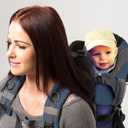 Hiking Baby Carrier Backpack - Comfortable Toddler/Baby Backpack Carrier System with Diaper Change Pad, Insulated Pocket + Rain and Sun Hood to Protect Your Child