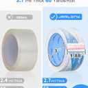 JARLINK Clearer Packing Tape 12 Rolls, Heavy Duty Packaging Tape for Shipping Packaging Moving Sealing, 2.7mil Thick, 1.88 inches Wide, 60 Yards Per Roll, 720 Total Yards