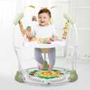Baby Activity Center, 3-in-1 Baby Jumper, Infant Activity Center with 360 Rotating Seat, Music, Lights, 3 Adjustable Heights, Infant Activity Jumper for 6+ Months JP2403 (Wild World)