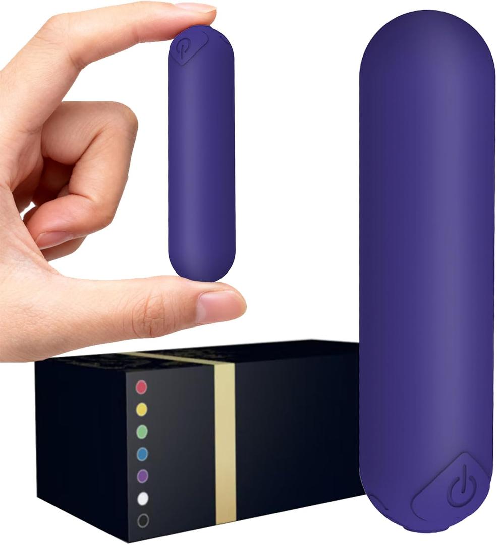 Mini Handheld Electric Back Massager Waterproof Quite Massager, Portable Massager for Back Neck Shoulder Body,Blue