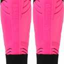 Osaka Field Hockey Shin Guards, Elite Protection, Lightweight, Breathable, Comfort Fit - Pink
