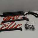 Metal Believe Christmas Stocking Holder Stand with 8 Hooks,Heavy Duty Freestanding Christmas Stocking Holder Stand for FloorDeluxe Christmas Stocking Stand-Easy Assembly and Stand for Home