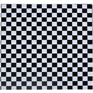 100 Sheets 12''x12'' Checkered Sandwich Wrap Wax Paper Dry Waxed Deli Paper Sheets Greaseproof Paper Food Paper for Home Kitchen, Picnics, Kids Meal, Barbecue, Restaurants (Black Checkered)