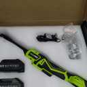 3/8" Cordless Ratchet Wrench: 58Ft-lbs (80N.m) 400RPM Light Weight Electric Ratchet, 6'' Extended Neck, 2 x2.0Ah Battery, 8 Sockets, 3" Extension Bar, LED Light (RH80B)