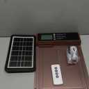 Automatic Chicken Coop Door Solar Powered, LCD Display Automatic Chicken Door with Timer & Light Sensor, Aluminum Alloy Chicken Door with Remote Control & 4 Modes (Brown)