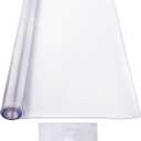 VEVOR Plastic Table Cover, 40 x 80 Inch 2.0 mm Thick Rectangle Clear PVC Mat Protector, Waterproof & Easy Cleaning Desk Pad Tablecloth, for Office, Dresser, Dining Room, Night Stand