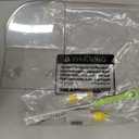 BESWOOD 10" Electric Deli Meat Slicer, Cheese Food Slicer with Premium Chromium-plated Steel Blade, for Home and Commercial use, 240W, Serving Plate included, Classic Red