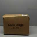 Valenrug Washable Rug 5x7 - Stain Resistant 5x7 Area Rugs for Living Room, Non Slip Backing Printed Rugs for Bedroom, Foldable Machine Washable Area Rug(Beige,5'x7')