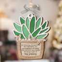 10 x 2025 Thank You Ornaments - Thank You Gifts for Women Men Boss, Coworkers, Friends, Meaningful Employee Teacher Appreciation Gifts at Christmas, Thankful Friendship Ornament for Christmas Tree