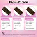 Long Braid Ponytail Extension with Hair Tie DIY Wrap Around Synthetic Hairpiece Natural Soft Fluffy Style for Womens Daily Wear 34 Inches Mixed brown dark blonde