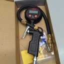 Milton 507KIT Digital Tire Inflator Car Accessories w/Accurate Air Tire Pressure Gauge, 14” Rubber Air Hose – 250 PSI, Brass Lock-On Clip Air Chuck and Compressor Accessories