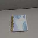 2026-2027 Daily & Monthly Planner - One Page Per Day, Daily Planner from July 2026 to June 2027, Planner 2026-2027 with 12 Monthly Tabs, 6.4" x 8.5", Rose Flower (Blue Watercolor)