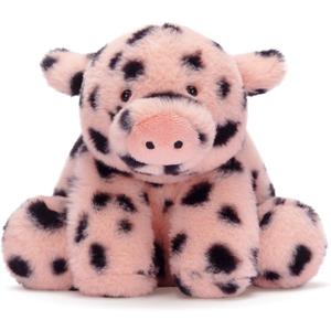 IKASA Spotted Pig Stuffed Animals Plush Toys,10" Cute Plushie Soft Cuddly Plushy Fluffy Toy, Gifts for Family Kids Girls Boys (Medium)