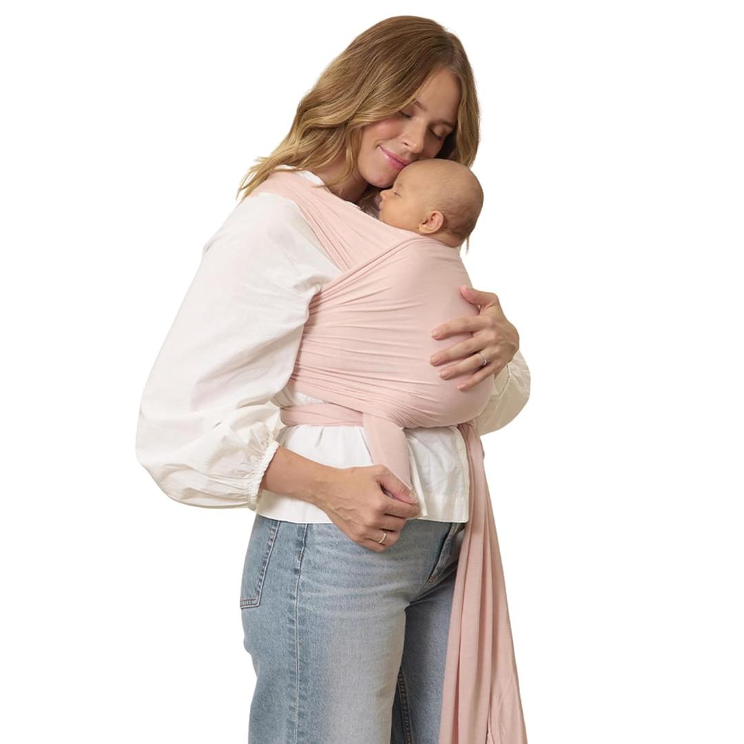 Solly Baby Wrap, Buttery-Soft Baby Carrier Newborn to Toddler 8-25 Lbs., Lightweight & Hands-Free Infant Sling Wrap, Breathable Carrier, Baby Wearing & Postpartum Essential, New Mom Gift, Ballet